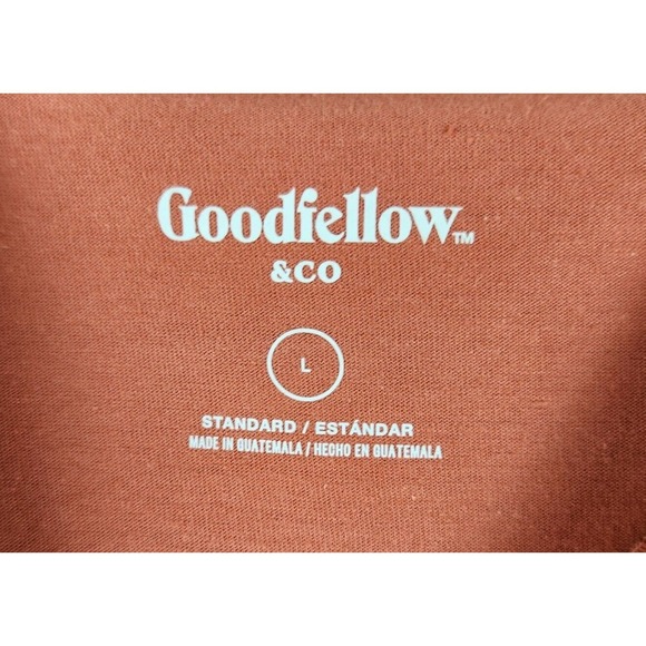 Goodfellow Mens Size Large, Divine Red, Screen Print Graphic Tee, Short Sleeve - Picture 7 of 9